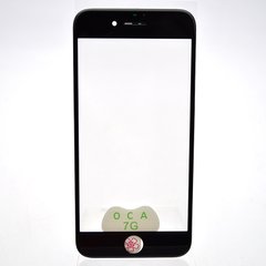 Стекло LCD iPhone 7 с рамкой и OCA Black Original 1:1