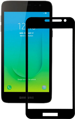 Защитное стекло для Samsung J250 Galaxy J2 (2018) Full Screen Triplex Глянцевое Black тех. пакет