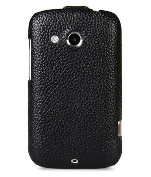 Кожаный чехол флип Melkco Jacka leather case for HTC Desire C A320e Black