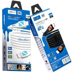 Кабель ANSTY Z-041-PT Type-C to Type-C Silicone 65W 3A 1.2M Белый