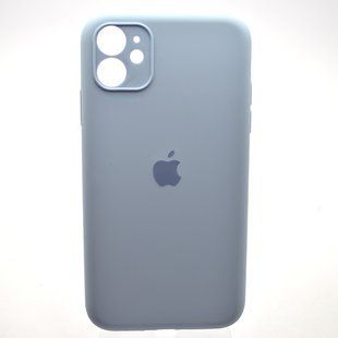 Силиконовый чехол накладка Silicon Case Full Camera для iPhone 11 Lilac Purple