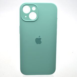 Силиконовый чехол накладка Silicon Case Full Camera для iPhone 13 Ice Aquamarine