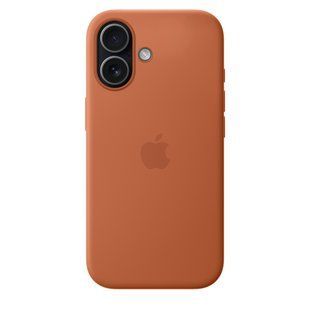 Чохол накладка Silicon Case with MagSafe Splash Screen для Apple iPhone 17 Terra Cotta