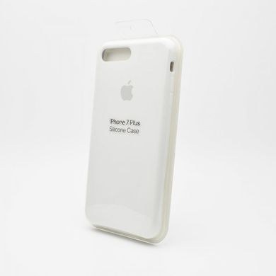 Чехол накладка Silicon Case for iPhone 7 Plus/8 Plus White (09) Copy