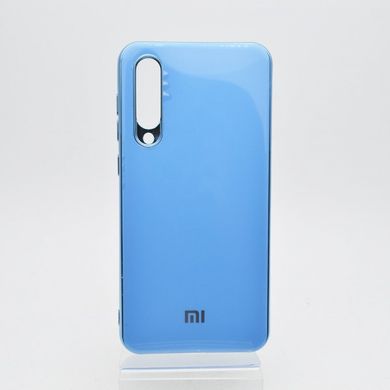 Чехол глянцевый с логотипом Glossy Silicon Case для Xiaomi Mi9 SE Blue
