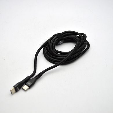 Кабель ANSTY ANS-88-PT Nylon Type-C to Type-C 65W 2M Black