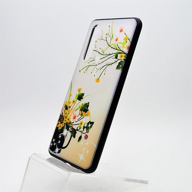 Чехол с рисунком (принтом) Glass Case Butterfly для Huawei P30 Mix
