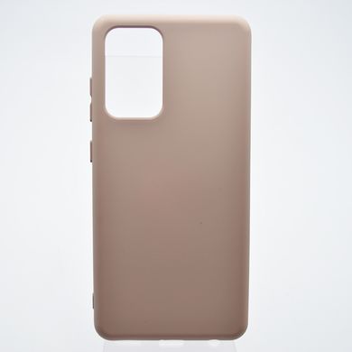 Чехол накладка Silicon Case Full Cover для Samsung A525/A526/A528 Galaxy A52/A52s/A52 5G Pink Sand/Бежевый