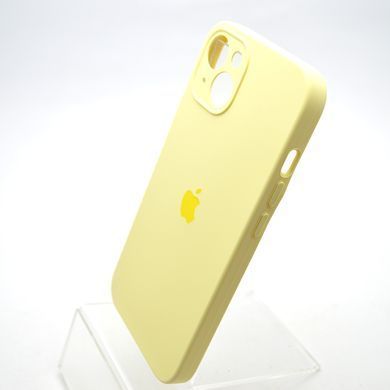 Силіконовий чохол накладка Silicon Case Full Camera для iPhone 15 Milk Yellow