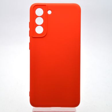 Силиконовый чехол накладка Silicon Case Full Camera Lakshmi для Samsung G990 Galaxy S21 FE Red/Красный