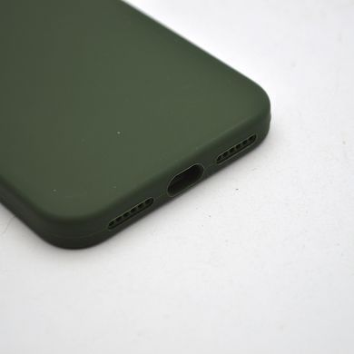 Чохол силіконовий з квадратними бортами Silicon case Full Square для iPhone 7/iPhone 8/iPhone SE 2020/2022 Cyprus Green