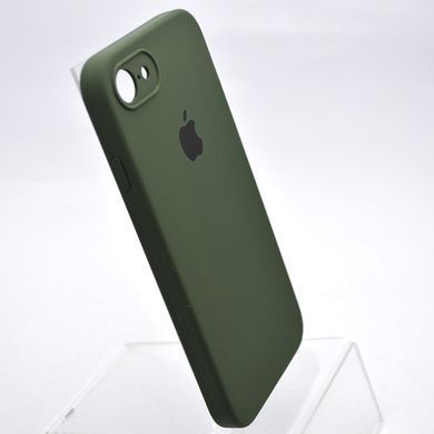 Чохол силіконовий з квадратними бортами Silicon case Full Square для iPhone 7/iPhone 8/iPhone SE 2020/2022 Cyprus Green