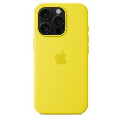 Чохол накладка Silicon Case with MagSafe Splash Screen для Apple iPhone 16 Pro Star Fruit (Жовтий)
