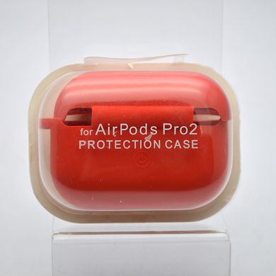 Чехол Silicon Case с микрофиброй для AirPods Pro 2 Red/Красный
