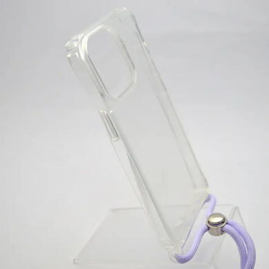 Чохол накладка TPU Cord зі шнурком для iPhone 14 Pro Lilac