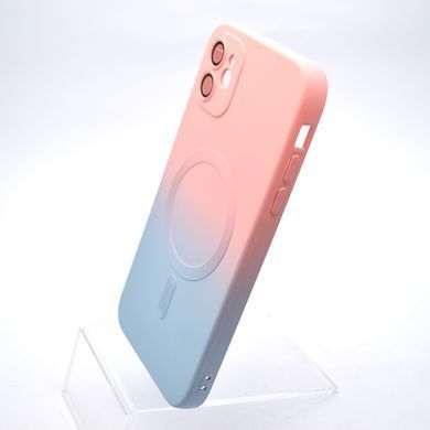 Чехол накладка с MagSafe Bright Case для Apple iPhone 11 Peach-Gray