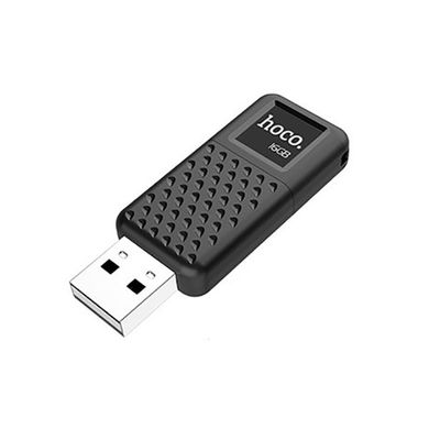 Флеш-драйв (флешка) Hoco UD6 Intelligent U disk 16GB Matte Black