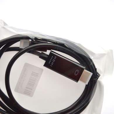 Кабель HDMI to Mini Display Port 1.8m Black