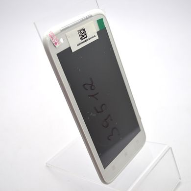 Дисплей (екран) LCD Lenovo A398t with touchscreen and frame White Original