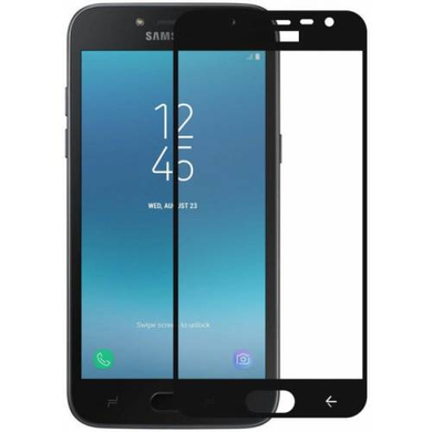 Захисне скло для Samsung J250 Galaxy J2 (2018) Full Screen Triplex Глянцеве Black тех. пакет
