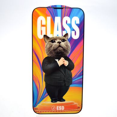 Защитное стекло Mr.Cat Anti-Static для iPhone 13 Pro Max/iPhone 14 Plus Black