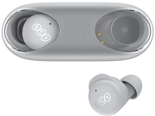 Беспроводные наушники TWS (Bluetooth) QCY T17s Gray