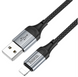 Кабель Hoco X102 Fresh USB to lightning 1m Black