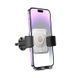 Автодержатель с беспроводной зарядкой Borofone BH209 Riley Wireless Fast Charging Car Holder (Air Outlet) Black