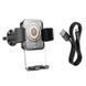 Автодержатель с беспроводной зарядкой Borofone BH209 Riley Wireless Fast Charging Car Holder (Air Outlet) Black