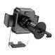 Автодержатель с беспроводной зарядкой Borofone BH209 Riley Wireless Fast Charging Car Holder (Air Outlet) Black