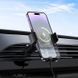Автодержатель с беспроводной зарядкой Borofone BH209 Riley Wireless Fast Charging Car Holder (Air Outlet) Black