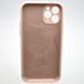 Силіконовий чохол накладка Silicon Case Full Camera для iPhone 11 Pro Gray Pink