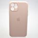 Силіконовий чохол накладка Silicon Case Full Camera для iPhone 11 Pro Gray Pink