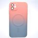 Чехол накладка с MagSafe Bright Case для Apple iPhone 11 Peach-Gray