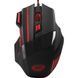 Мишка провідна з підсвіткою ігрова Esperanza MX201 Wolf Red