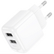 Сетевое зарядное устройство Hoco CS51A 2USB 2.44A White