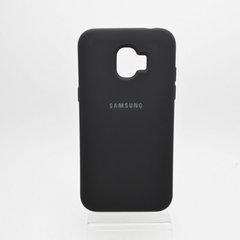 Чехол матовый Silicon Case Full Protective для Samsung J250 Galaxy J2 2018 (Black)