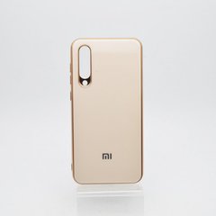 Чохол глянцевий з логотипом Glossy Silicon Case для Xiaomi Mi9 SE Gold
