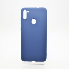 Чехол накладка Soft Touch TPU Case для Samsung A115 Galaxy A11 Blue