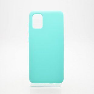 Чехол матовый Silicon Case Full Protective для Samsung A31 2019 Mint
