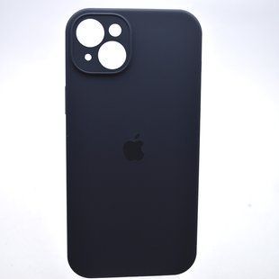 Силиконовый чехол накладка Silicon Case Full Camera для iPhone 15 Midnight Blue