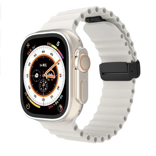 Ремешок для Apple Watch 42mm/44mm/45mm/49mm Magic Lock White (Белый)