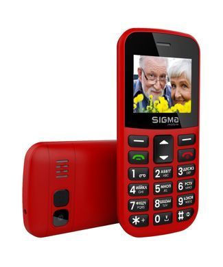 Телефон SIGMA Comfort 50 Easy Type-C Red (Красный)