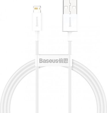 Кабель Baseus Superior Series Fast Charging Data Cable Lightning 2.4A 2m White (CALYS-C02)