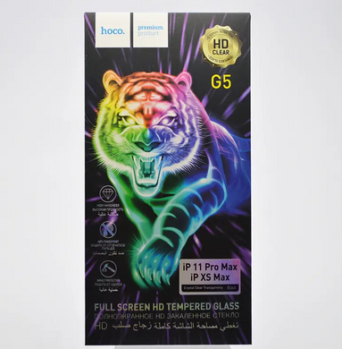 Защитное стекло Hoco G5 для iPhone XS Max/11 Pro Max 6,5" Black