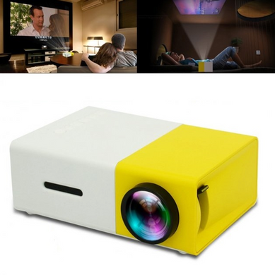 Портативный проектор YG300 Yellow-White