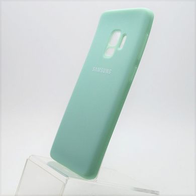 Матовый чехол New Silicon Cover для Samsung G960 Galaxy S9 Turquoise (C)