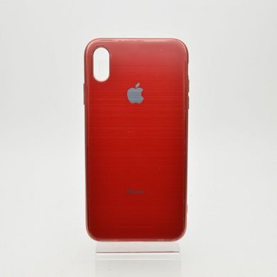 Чехол глянцевый с логотипом Glossy Silicon Case для iPhone XS Max Cherry
