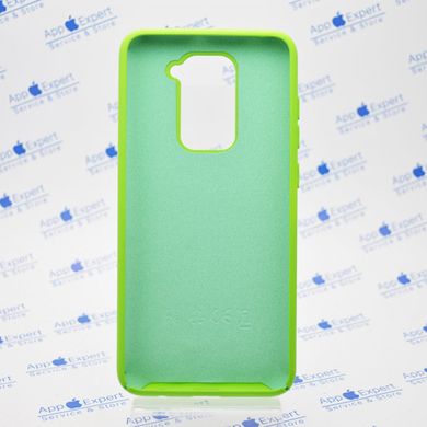 Чехол накладка Silicon Case Full Protective для Xiaomi Redmi Note 9 Green