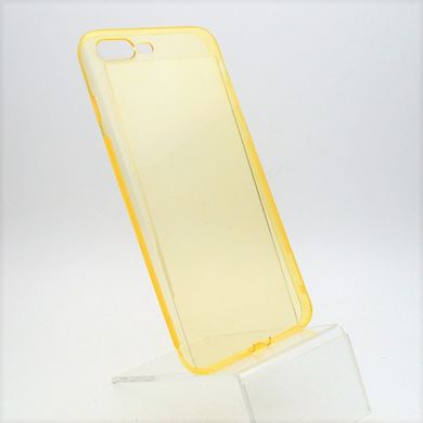 Чехол силикон QU special design for iPhone 7 Plus/8 Plus Gold